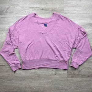 Old Navy "GetAfterIt" cropped pullover